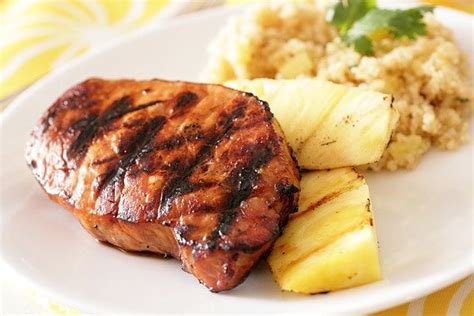 Grilled Hawaiian Pork Chops Hawaiian Pork Pork Hawaiian Pork Chops