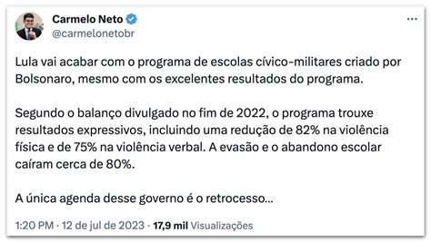 Congressistas Reagem Ao Fim De Programa De Escolas C Vico Militares