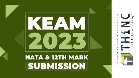 KEAM 2023 SUBMISSION OF NATA 12TH MARK B ARCH ARCHITECTURE EXAM