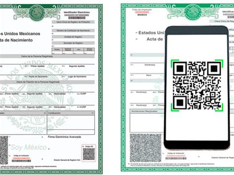 Consigue Tu Acta De Nacimiento En L Nea Con Qr F Cil Y R Pido