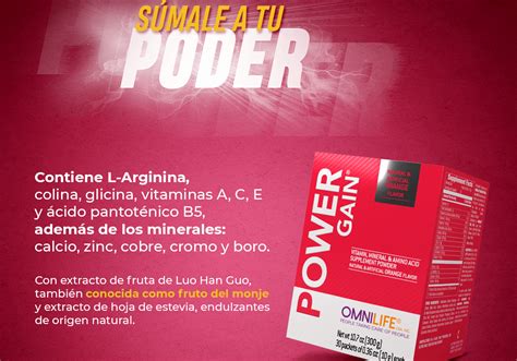 Para Que Sirve El POWER GAIN POWER MAKER SUPREME DE OMNILIFE