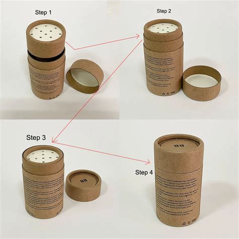 Biodegradable Eco Friendly Food Grade Kraft Cardboard Cylinder Box Tea Paper Tube Packaging