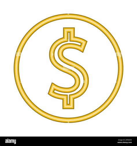 Gold Dollar Icon