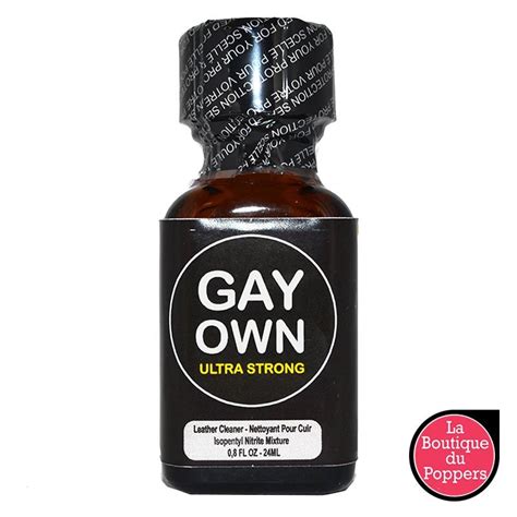 Poppers Gay Own Ultra Strong 24ml Pentyle Pas Cher Sur La Boutique