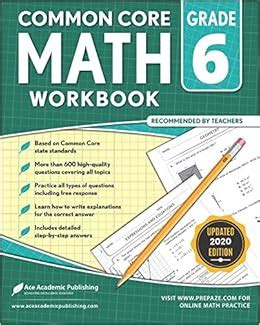 Th Grade Math Workbook Commoncore Math Workbook Publishing Ace