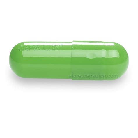 Size Green Empty Hard Gelatin Capsules Capsulcn