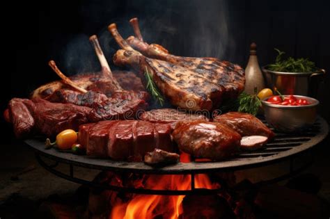 A Sizzling Hot Meal On The Grill Great For Outdoor Gatherings Or Camping Trips Stock Photo
