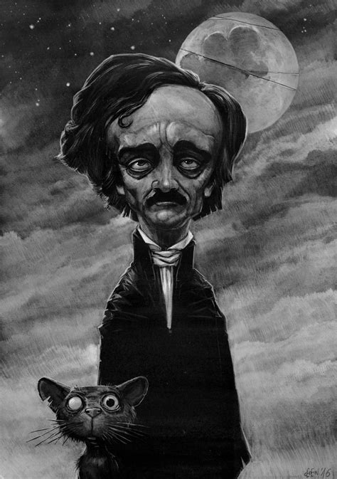 Edgar Allan Poe By Daniel Grzeszkiewicz Edgar Allen Poe Art Edgar