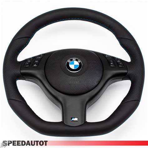 Tausch Abgeflacht Lederlenkrad F R Bmw M Power E E Lenkrad Schwarz