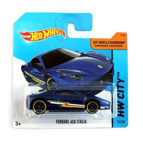Hot Wheels Ferrari Italia kisautó sötétkék Mattel vásárlás a Játékshopban