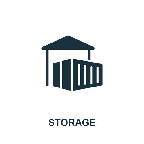 Storage Icon Simple Illustration Storage Icon For Web Design