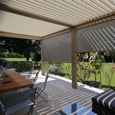 Pergola Addossata Cospibio Cospicon Sa In Alluminio A Lamelle