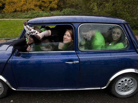 28 Women To Try To Squeeze Into A Mini On Guinness World Records Day