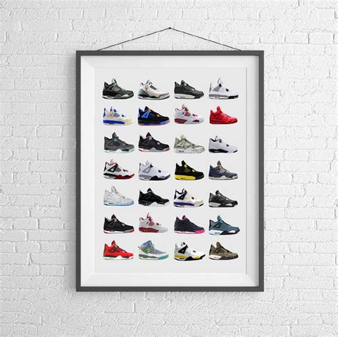 History Of Air Jordans Poster