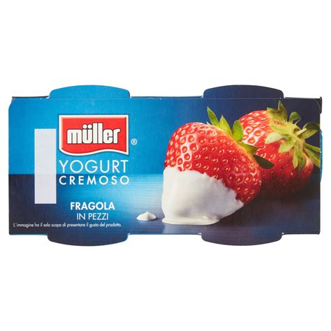 M Ller Yogurt Cremoso Fragola In Pezzi X G Conad