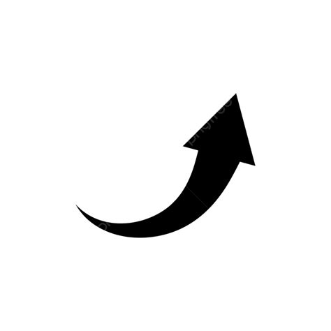 Trendy Arrow Clipart Hd PNG Arrow Icon In Trendy Flat Style Black