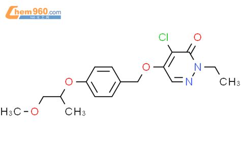 106330 65 8 3 2H Pyridazinone 4 Chloro 2 Ethyl 5 4 2 Methoxy 1