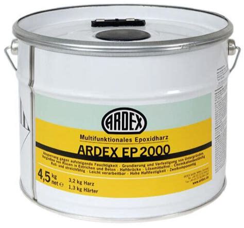 Ardex Ep2000 Opløsningsmiddelfri 2 Komponent Epoxyharpiks 4 5kg