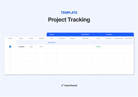 simple project tracking template  stay  schedule