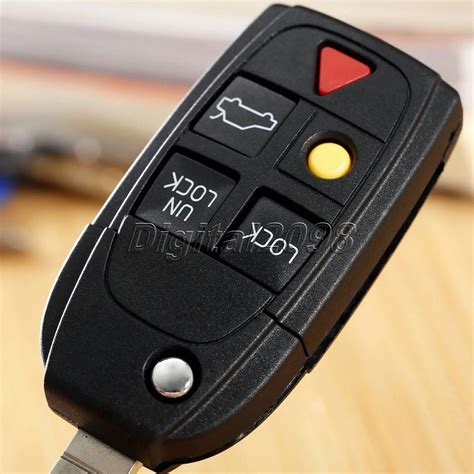 Yetaha Replacement Button Flip Folding Remote Key Shell Case For