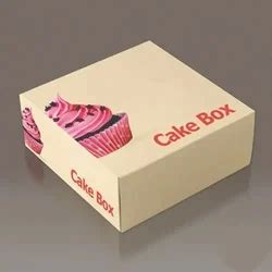 Non Printed Plain Cake Box Gram Without Window At Best Price In