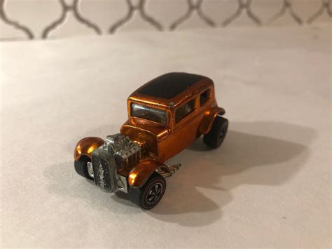 Rare Hot Wheels Redline CLASSIC 32 FORD VICKY In Copper Orange USA EBay