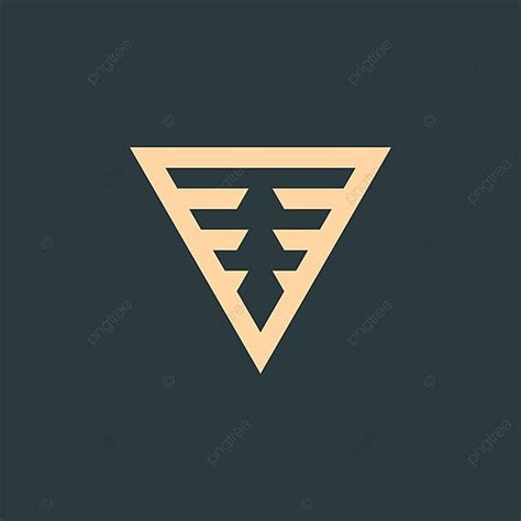 Technology Triangle Logo For Corporate Identity Tech Idea Science