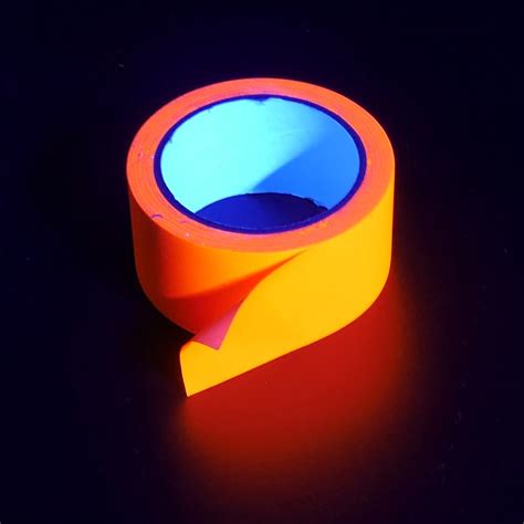 Neon Uv Tape Orange M Eventlights Shop