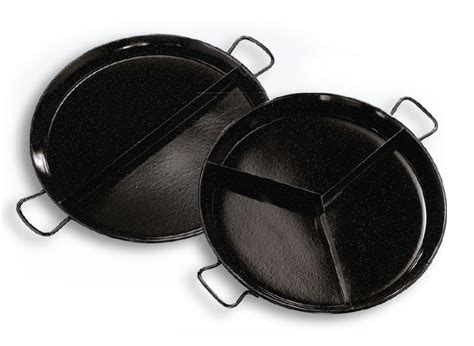 paella pan divided  sections multi tasting paella pan    flavors