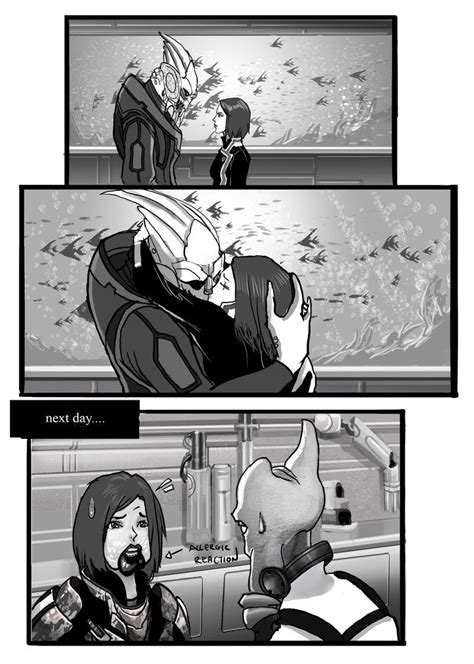 True Loves Kiss By Calisto On Deviantart Garrus Vakarian X Shepard