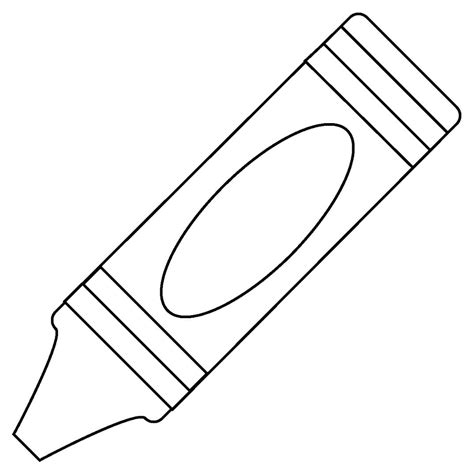 Dibujos De Crayones Imprimible Gratis Para Colorear Para Colorear