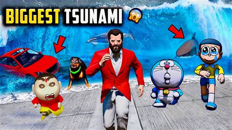 GTA 5 Shinchan Surviving TsunamiFull Fun Gta5 Rampageboy Bommalu