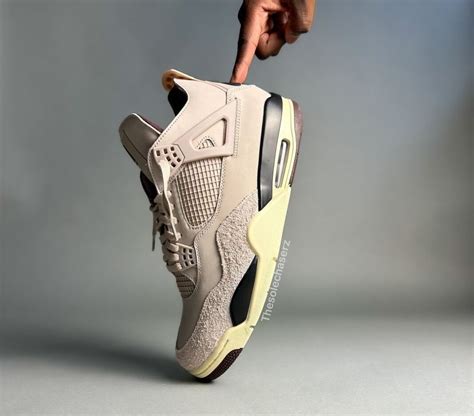 A Ma Maniere X Air Jordan 4 Fossil Stone Fz4810 200