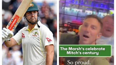 Watch: Marsh family breaks into wild celebration at bar as Mitch ...