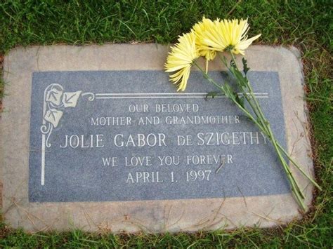 Jolie Gabor 1896 1997 Find A Grave Memorial Grave Memorials