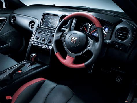 Nissan skyline gt-r r 35 interior 4K wallpaper download