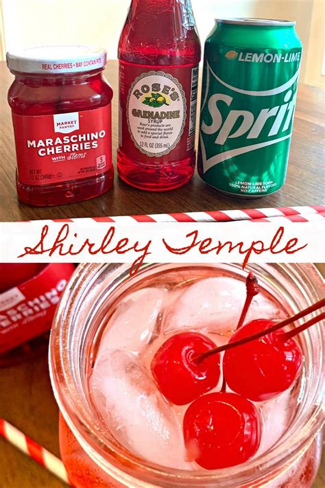 Classic Shirley Temple Recipe Recipe Shirley Temple Recipe Shirley