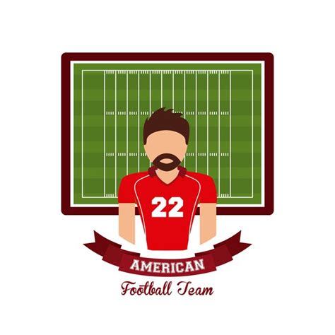 Empfang American Football Vektoren Und Illustrationen Zum Kostenlosen