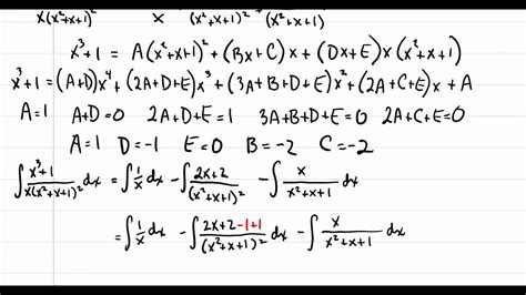 Partial Fraction Decomposition With Repeated Quadratic Factors Youtube