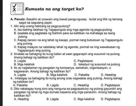 Pa Sagot Po Nito Yung Matino Sana Brainly Ph