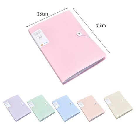 A4 Clear Book File Folder Paper Organizer Clear Folder Document Storage