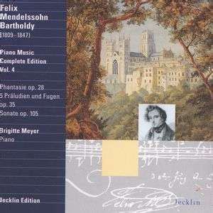 Felix Mendelssohn Bartholdy Präludien Fugen op 35 Nr 1 6 CD jpc