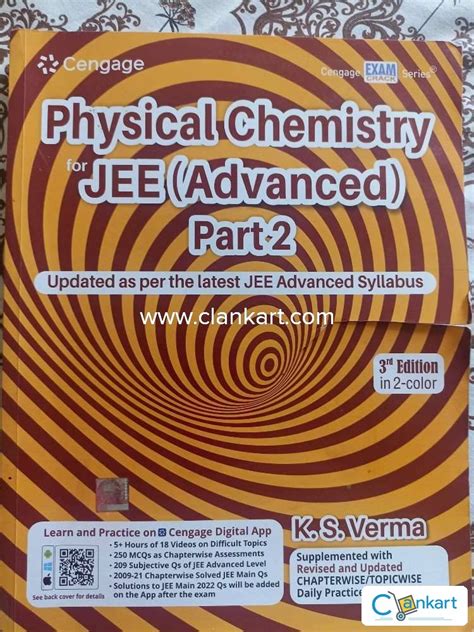 Buy Physical Chemistry For Jee Advanced Part 2 3rd Edition Book In