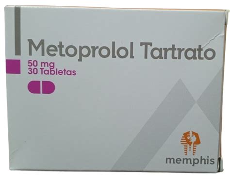 Metoprolol Tartrato Mg X Tabletas Memphis Droguer A Fundafarma