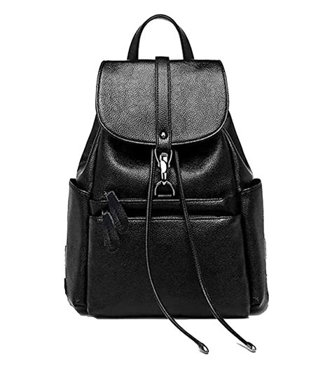 Nasra Girls Bowknot Cute Leather Backpack Medium Backpack Purse For Women Purse Convertible