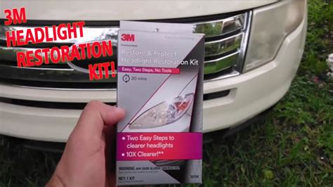 How To Restore Your Headlights Easily With 3m Restoration Kit Youtube