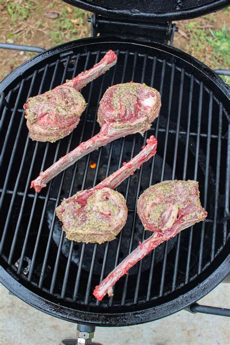 Costillas De Res Tomahawk Cocinar Sobre El Fuego