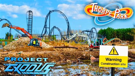 Full Tour Of The Project Exodus Construction Site Thorpe Park