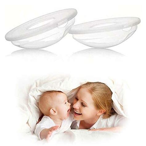 Breast Shells 2 PCS Reusable Breast Milk Collection Shell Portable