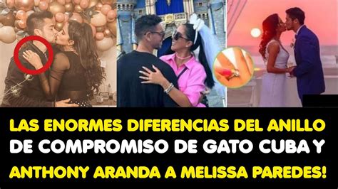 LAS ENORMES DIFERENCIAS DEL ANILLO DE COMPROMISO DE GATO CUBA Y ANTHONY